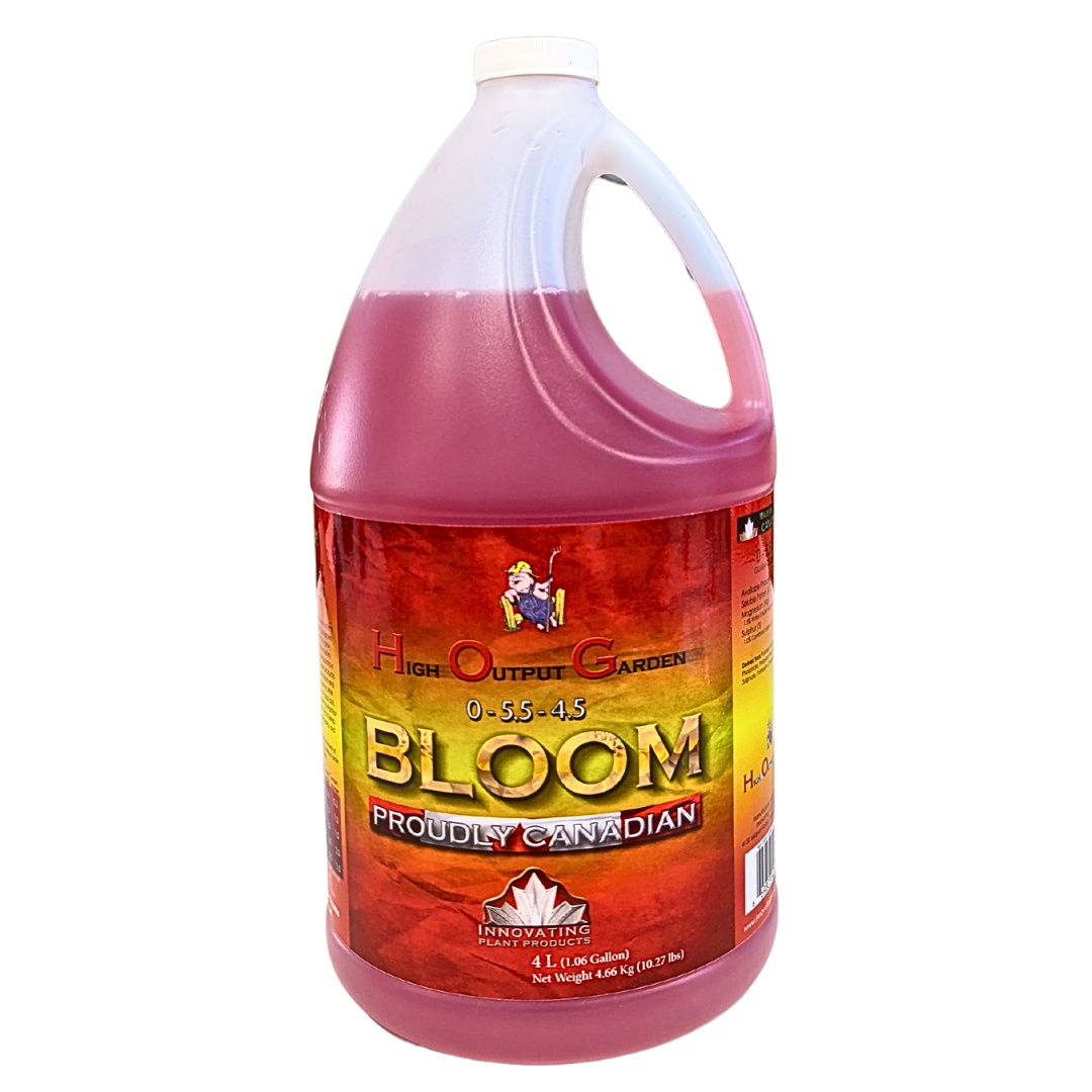 4 liter of bloom for fruiting and flowering stage