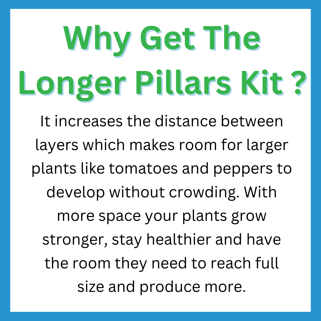 Longer Pillar Kit to Grow Larger Plants