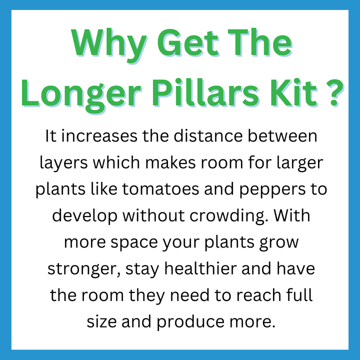 Longer Pillar Kit to Grow Larger Plants
