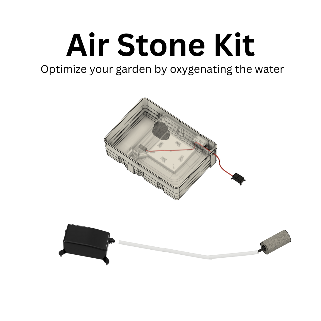 Hydroponic Indoor Garden Air stone kit for oxygenating water.