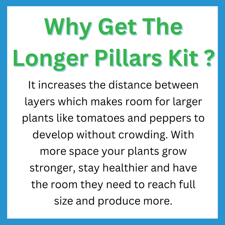 Longer Pillar Kit to Grow Larger Plants - Hope Innovations