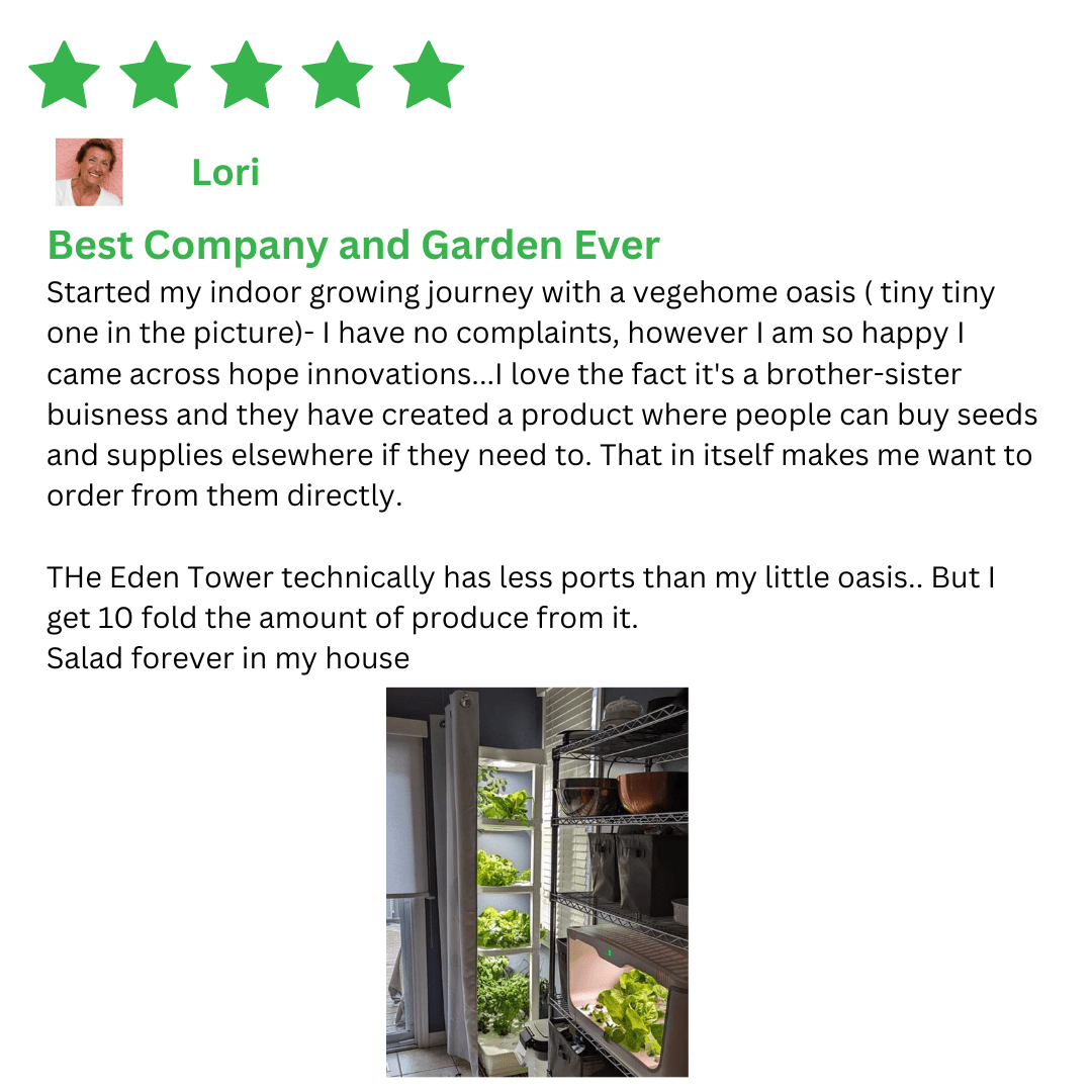 Pro Eden Tower Indoor Garden - Hope InnovationsPro Eden Tower Indoor Garden4-Tier PRO